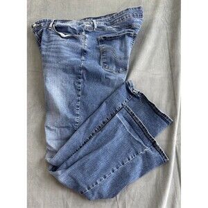 Signature Levi Strauss Jeans Gold Boot Cut Womens 18 S 34x30 Dark Stretch